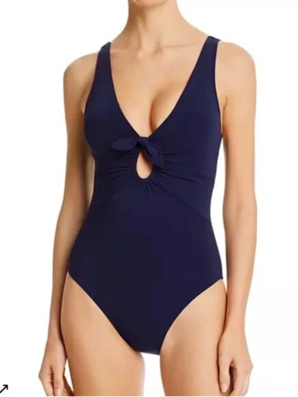 Robin Piccone Ava black  Knotted One Piece One-Piece